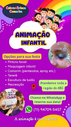 Animação de festa infantil.