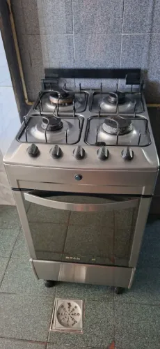 Fogão inox 4 bocas