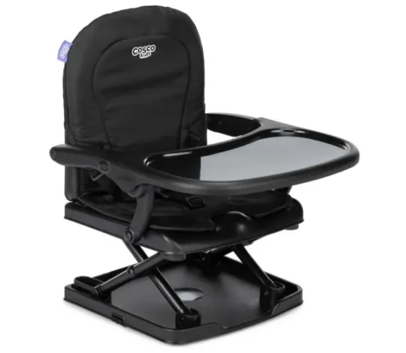 Cadeira de Refeição Portátil Cosco Kids Pop Preta - Nova Lacrada