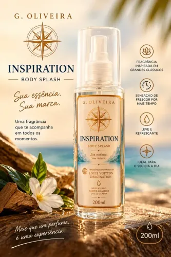 Body Splash Masculino Inspiration Imagination 200ml G. Oliveira | Fragrância Fresca