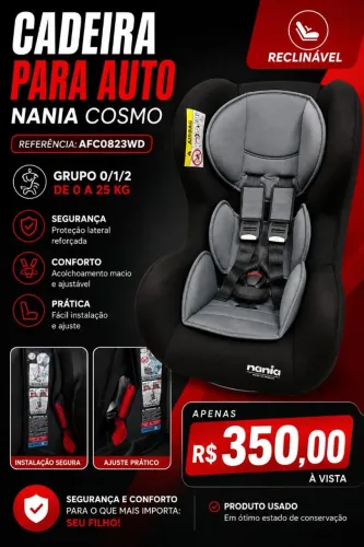 Cadeirinha Nania reclinável