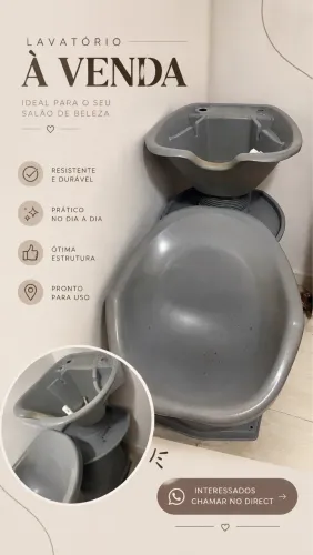 Vendo lavatório para salão de beleza ou barbearia.