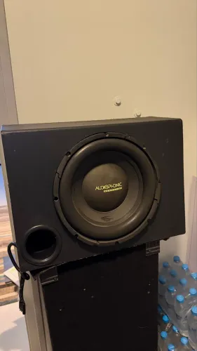 Subwoofer audiophonic sensation com caixa e terminal para plug and play