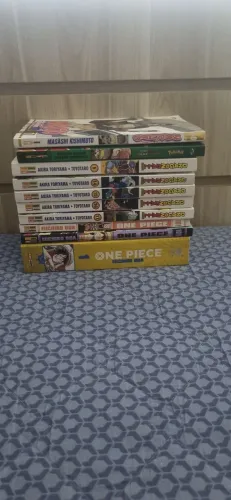 mangás de one piece naruto pokémon e dragonball