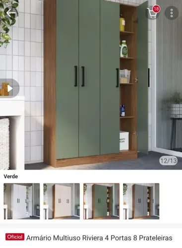 Guarda roupa multiuso nessa cor da foto - novissimo