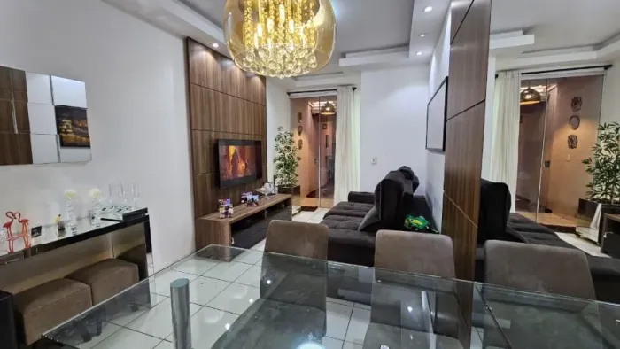 Apartamento moderno, todo planejado e ótima localização.