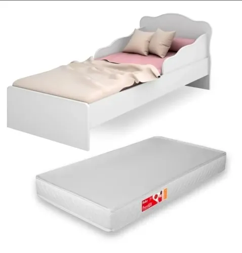 Cama infantil com colchão semi nova