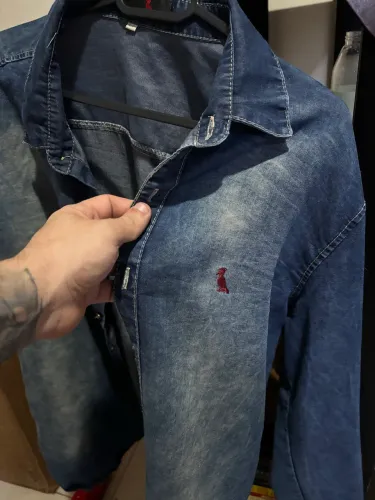 Camisa jeans reserva - 3