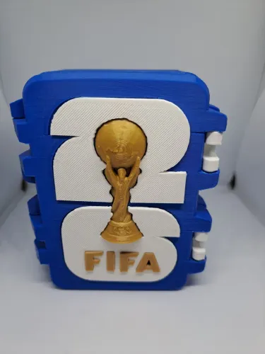 Caixa organizadora FIFA 2026 3D impresso 