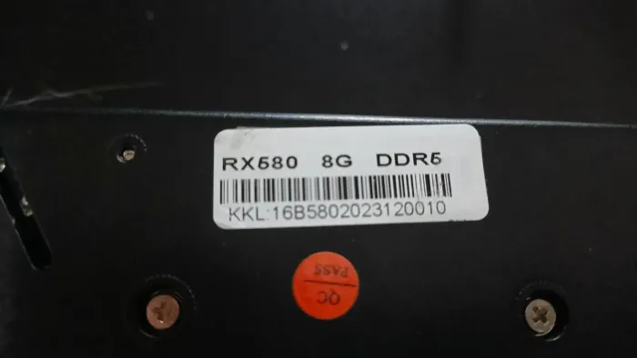 Placa de vídeo RX 580