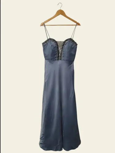 Vestido festa - Cinza 