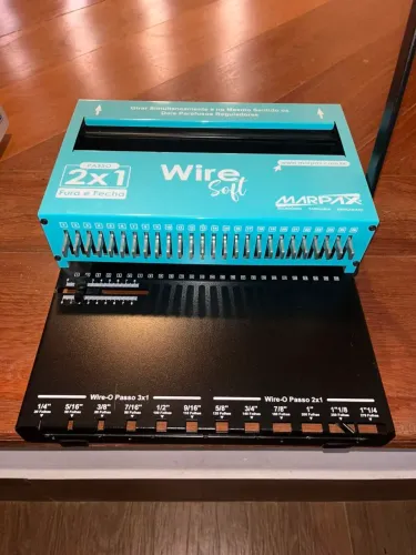 Encadernadora de Wire-o 2x1Marpax Soft Conjugada