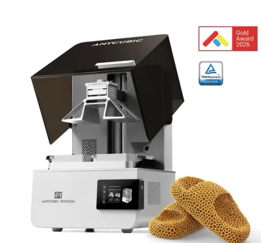 Impressora 3D resina Anycubic Photon P1 + Wash & Cure 3 Plus
