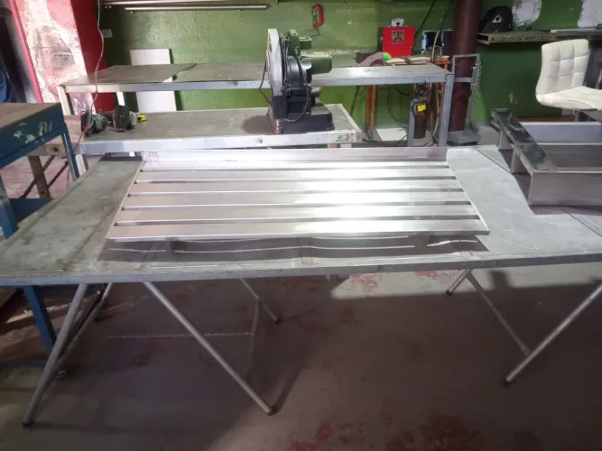 Pretérita de parede em inox 304