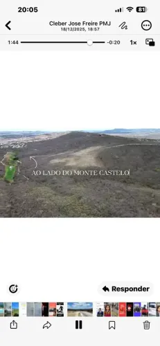 Vendo Áreas Saire entrando pelo Monte Castelo hotel com 33 e 53  Vista maravilhosa Saire P