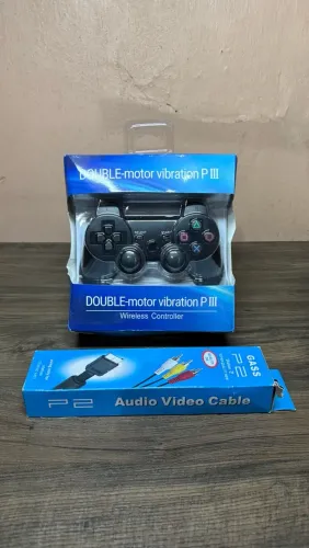 Combo PS3 - Controle Sem Fio PS3 + Cabo AV/RCA
