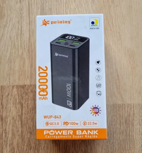 Power Bank 20.000mha 100w