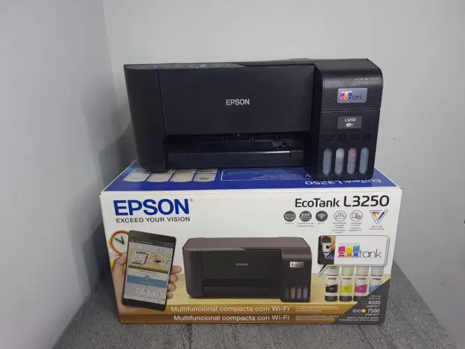 Impressora Epson EcoTank L3250 - Wi-Fi | Multifuncional | Nova na caixa!