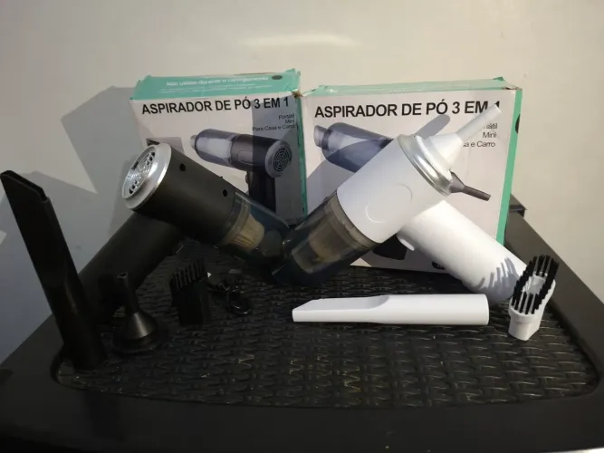 Mini aspirador portátil para carro e casa