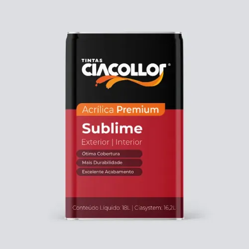 TINTA ACRÍLICA SUBLIME PREMIUM - CIACOLLOR