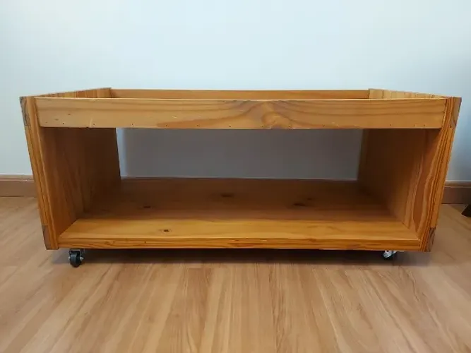 Mesa apoio, mesa centro, com rodas