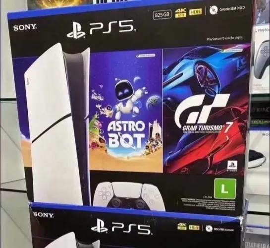PS5 Slim Digital Novo Lacrado