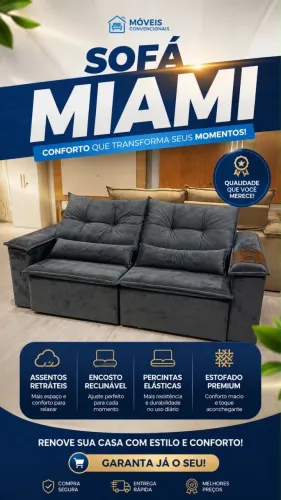 Sofá Miami 2 metros 