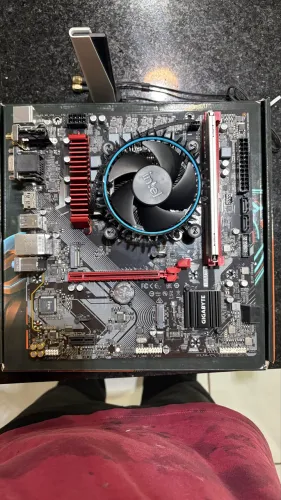 Kit placa mãe+processador+memória RAM