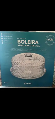 Boleira de vidro Lacrada Vitazza
