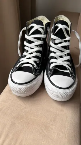 Tênis Allstar plataforma preto