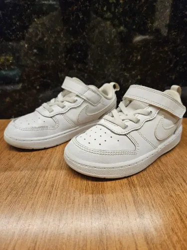 Tenis infantil Nike Court Borough Low Recreaft, tamanho BR 25 US 8.5