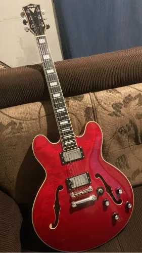 Guitarra Semi Acústica PHX Excelente Estado Leia
