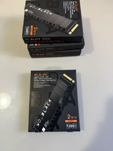 SSD WD_BLACK SN850X 2TB NVMe M.2 PCIe 4.0 com Heatsink - Novo Lacrado