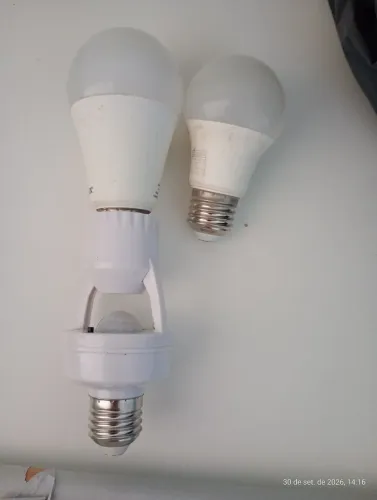 Bocal de sensor,com duas lâmpadas LED