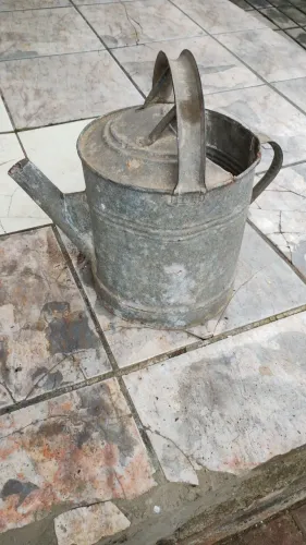 Antigo regador para decorar