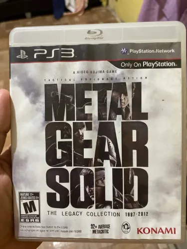 Metal gear solid the legacy collection ps3