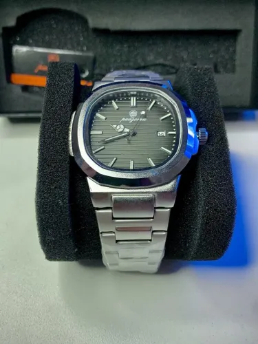 Relógio Paazomu Masculino Aço Inox + Caixa Premium