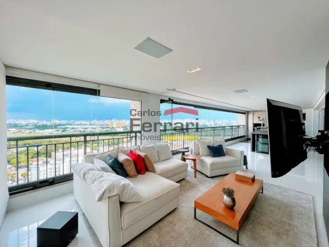 Apartamento Alto Padrão em Santana -de 297 m2, 4 suítes, 5 vagas e varanda gourmet - andar