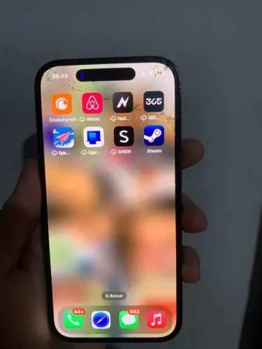 Iphone 14 pro 256GB vidro da tela quebrado, tela funcionando perfeitamente