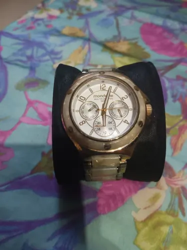 Relógio de pulso feminino da marca Mondaine, multifunção, LEIA O ANÚNCIO 