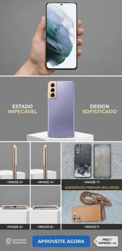 SAMSUNG GALAXY S21 128GB *IMPECÁVEL