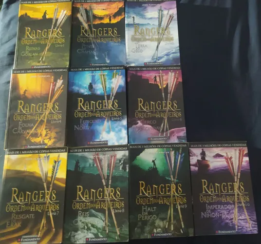 Livros série Ranger 1 ao 10