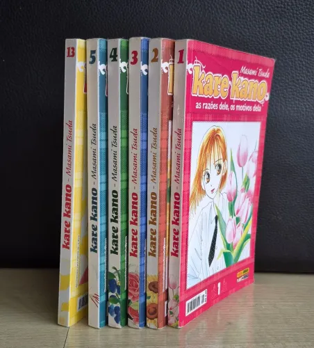Mangá Kare Kano vol. 1, 2, 3, 4, 5 e 13