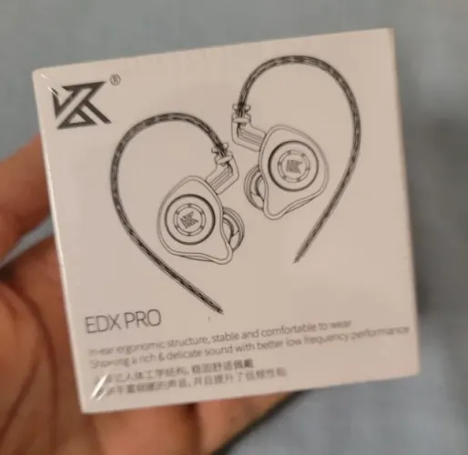 Fone In-Ear KZ EDX Pro Com Microfone - Novo Lacrado