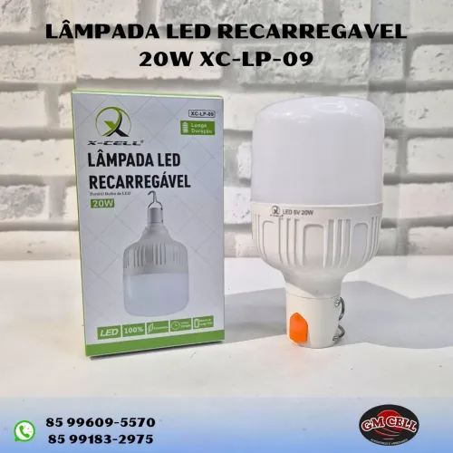 Lampada de emergência recarregável 20w