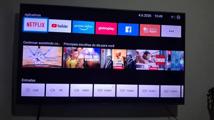 Smart TV Philco 4k 58'pol ultrafina