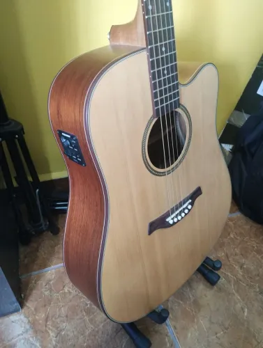 Violão Tagima Two Folk, série walnut, com pré Fishman, excelente!!