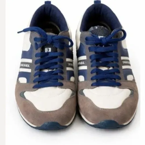 Tênis Diesel Original Couro e Camurça Casual Premium tamanho 38