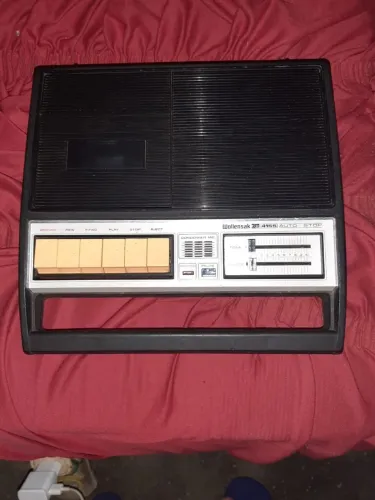 Antigo tape deck gravador wollensak 3m 