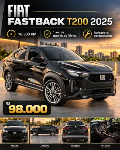 Fiat Fastback 1.0 200 Turbo Flex AUT 2025
